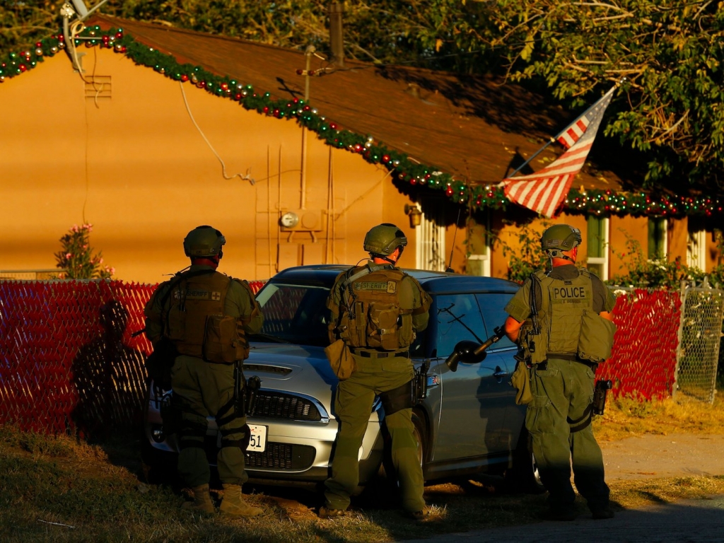 San Bernardino Police Shooting Manhunt