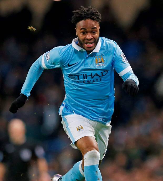 Raheem Sterling in action