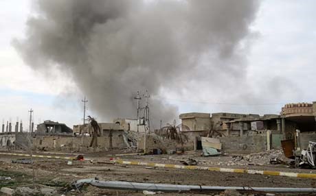 Ramadi destruction on liberation day