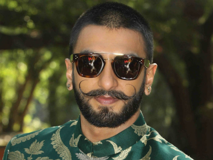 Mumbai Actor Ranveer Singh during the promotion of film Bajirao Mastani on the sets of Colors TV serials Swaragini in Mumbai on Dec 7 2015