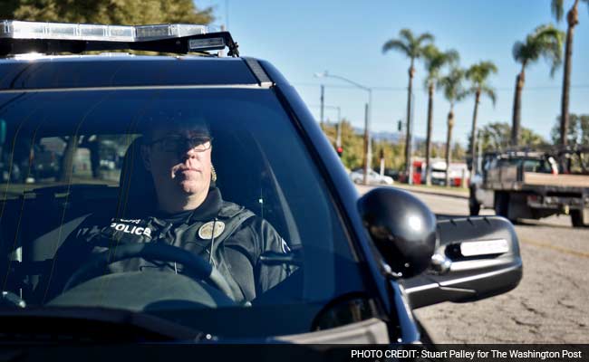 For A Small Town Cop A Heart Stopping Moment In San Bernardino