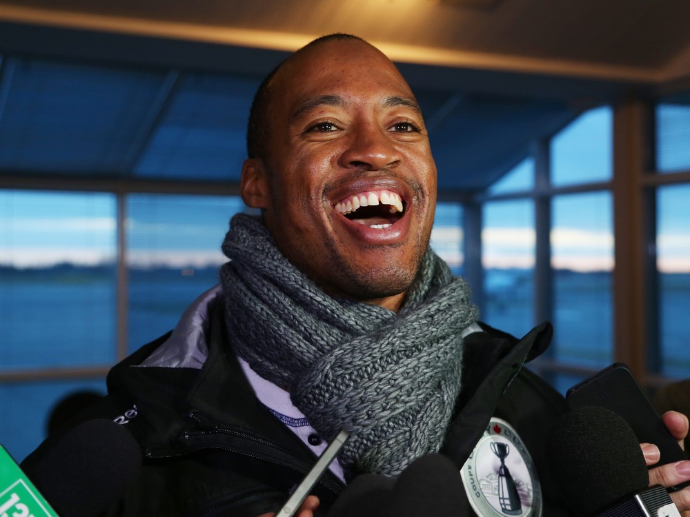 Ottawa Redblacks quarterback Henry Burris could still smile after the loss to Edmonton in the Grey Cup game