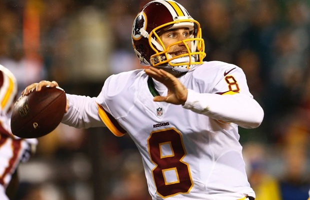 Kirk Cousins prepares to throw a pass Dec. 26 2015