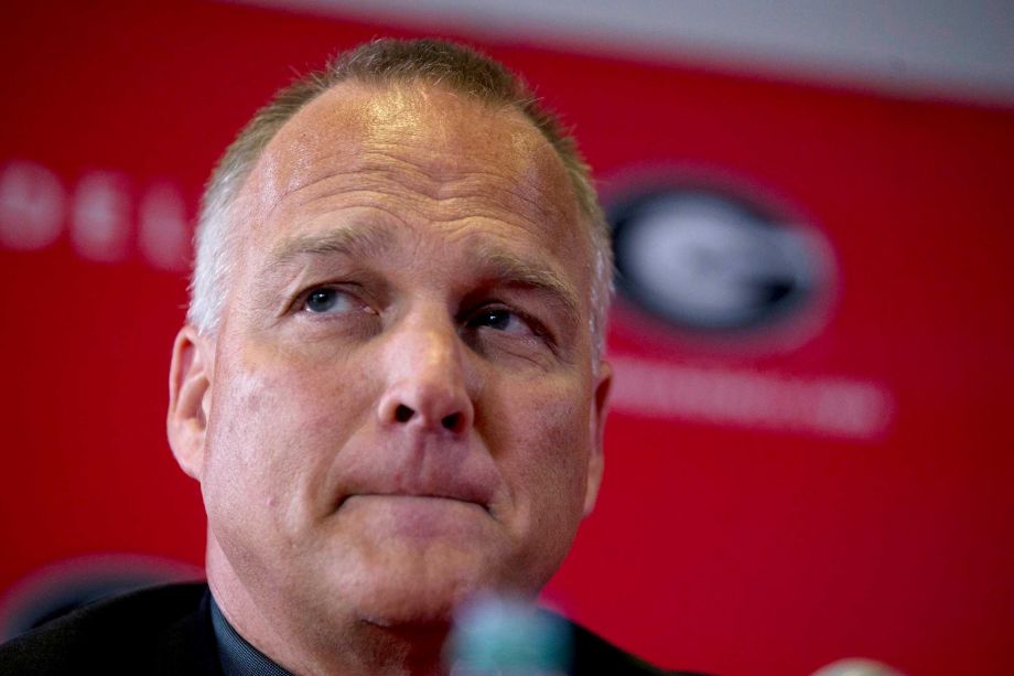 Georgia head football coach Mark Richt listens to a question during a news conference Monday Nov. 30 2015 in Athens Ga. Richt the former Miami quarterback has reached a tentative agreement to be the Hurrican