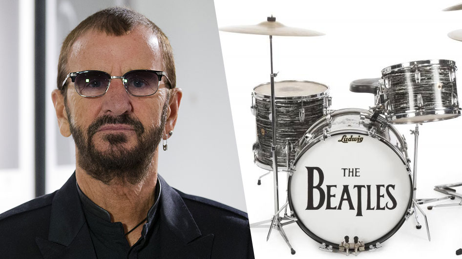 Beatles 'Reunited' By Ringo Starr Drum Kit Sale