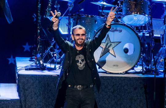 NEW YORK NY- OCTOBER 31 Ringo Starr and His All Starr Band perform at Kings Theatre