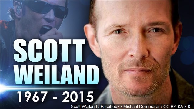 Scott Weiland died from toxic mix of drugs, medical examiner says