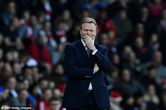 Ronald Koeman has complained about festive scheduling which sees his team get only 45hrs between games