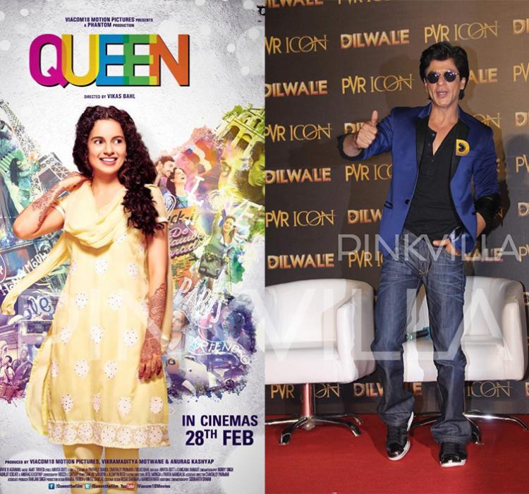 Kajol embarrasses SRK at Dilwale promo