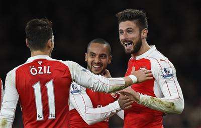 Giroud Ozil Walcott