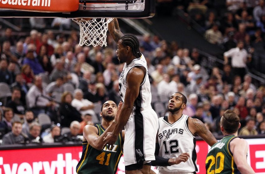 Kawhi Leonard Scores 22 As Spurs Route Jazz 118-81