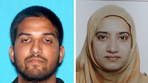 US-born Syed Farook and his Pakistani wife Tashfeen Malik