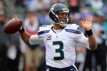 Dec 13 2015 Baltimore MD USA Seattle Seahawks quarterback Russell Wilson passes against the Baltimore Ravens at M&T Bank Stadium. Mandatory Credit Mitch Stringer-USA TODAY Sports