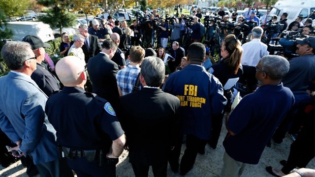 Police news conference San Bernardino