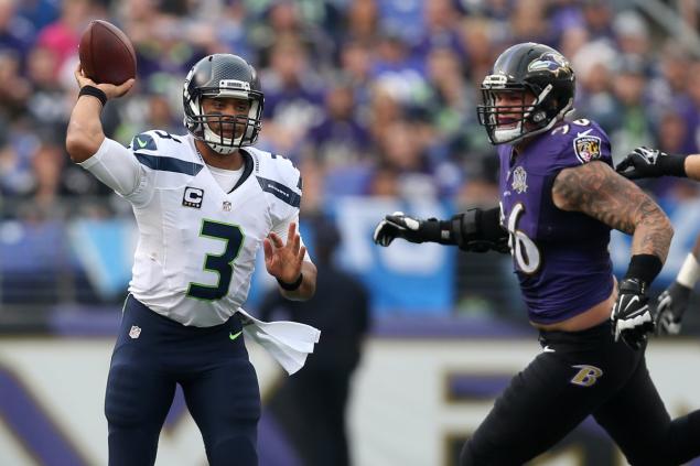 Russell Wilson throws five touchdowns against the Ravens on Sunday as he continues to be the hottest quarterback in the league