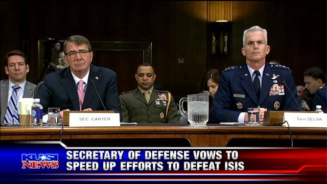 Secretary of Defense vows to speed up efforts to defeat ISIS