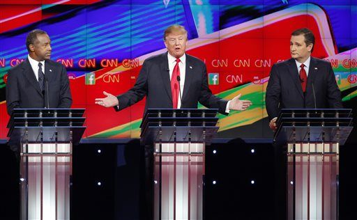 Jeb Bush takes on Trump in US debate