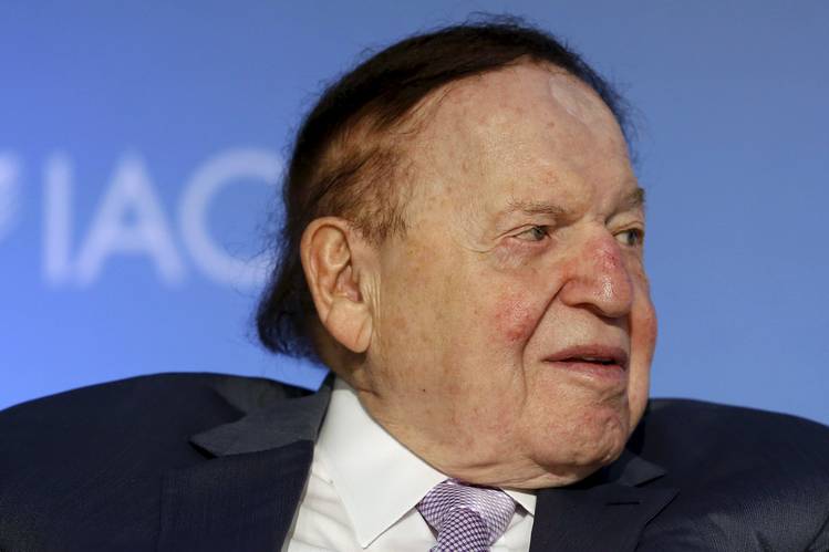 Sheldon Adelson chairman and CEO of Las Vegas Sands Corp