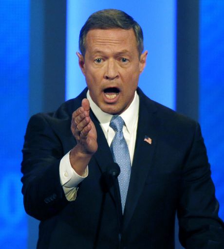 Martin O’Malley speaks during a Democratic presidential primary debate Saturday Dec. 19 2015 at Saint Anselm College in Manchester N.H