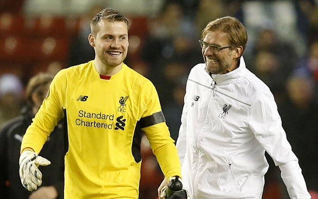 Simon Mignolet and Jurgen Klopp- Liverpool news Simon Mignolet is the smartest goalkeeper I have had says manager Jurgen Klopp