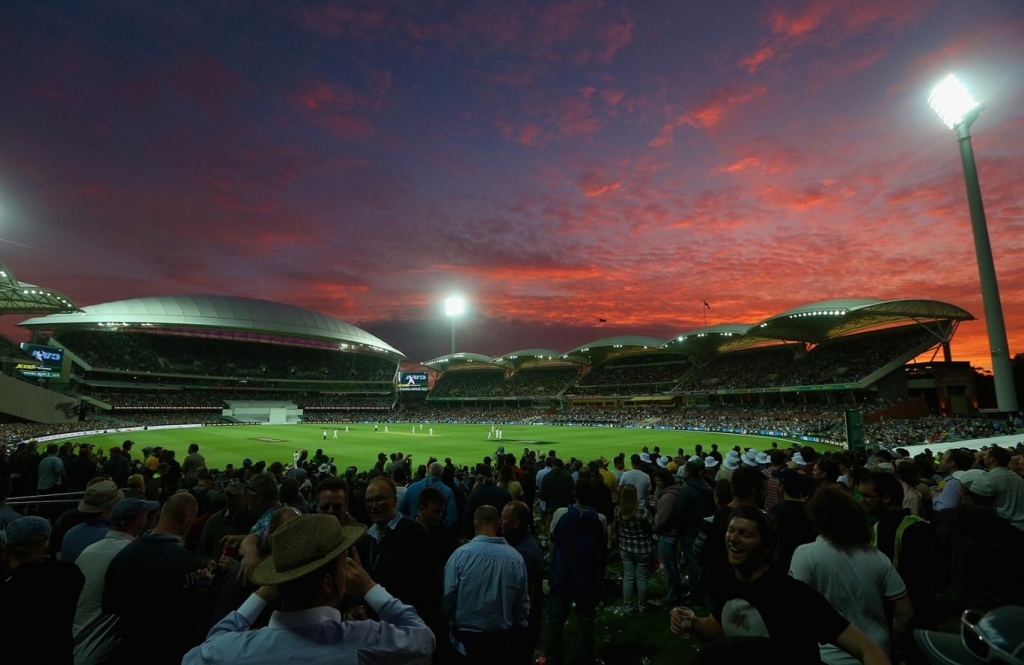 Sky's the limit The sun sets in Adelaide