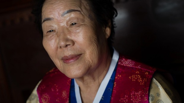 Yong Soo Lee 86 visited Washington from South Korea to speak out about her experience as one of the'comfort women for the Japanese military during World War II