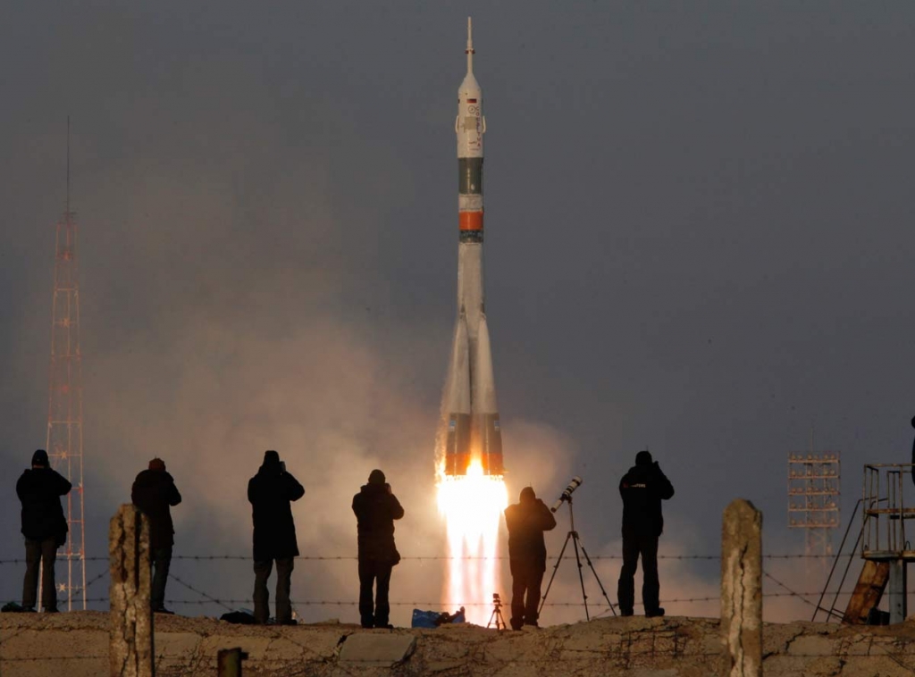 British astronaut Tim Peake begins his six-month odyssey to the ISS