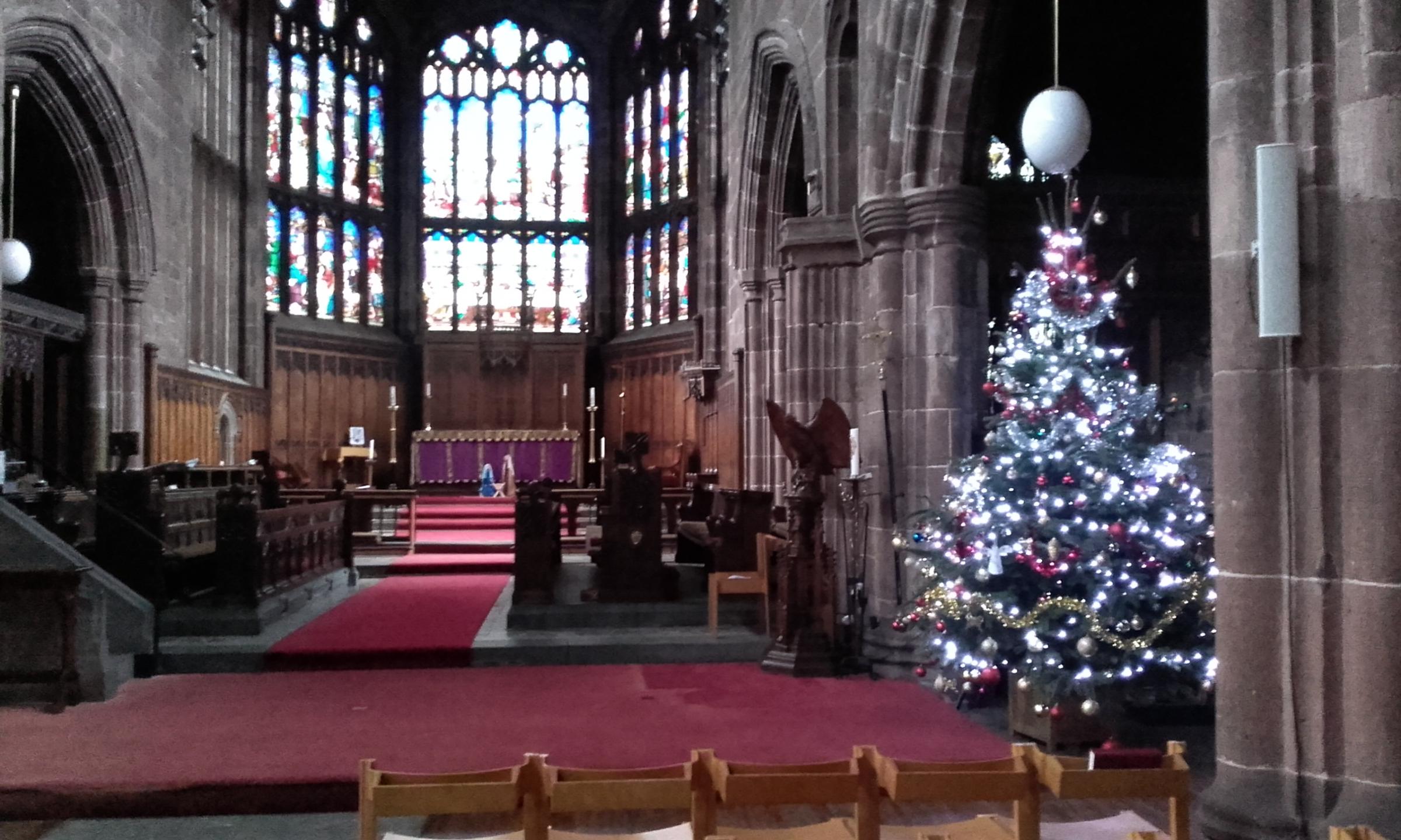 St Helen's Church in Northwich is ready to welcome people to its Christmas services