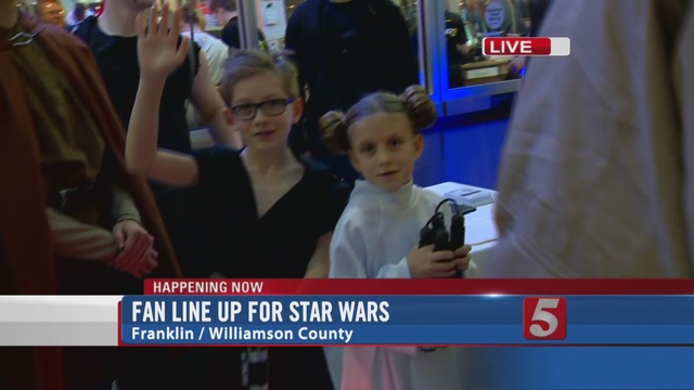 Star Wars Fans Line Up For Opening Night                      WTVF