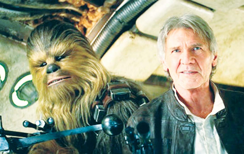 Star Wars: The Force Awakens: Harrison Ford was paid 76 times what newcomers Daisy Ridley and John Boyega were