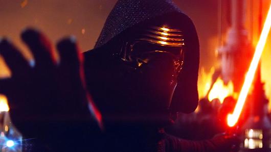 A still image from'Star Wars The Force Awakens