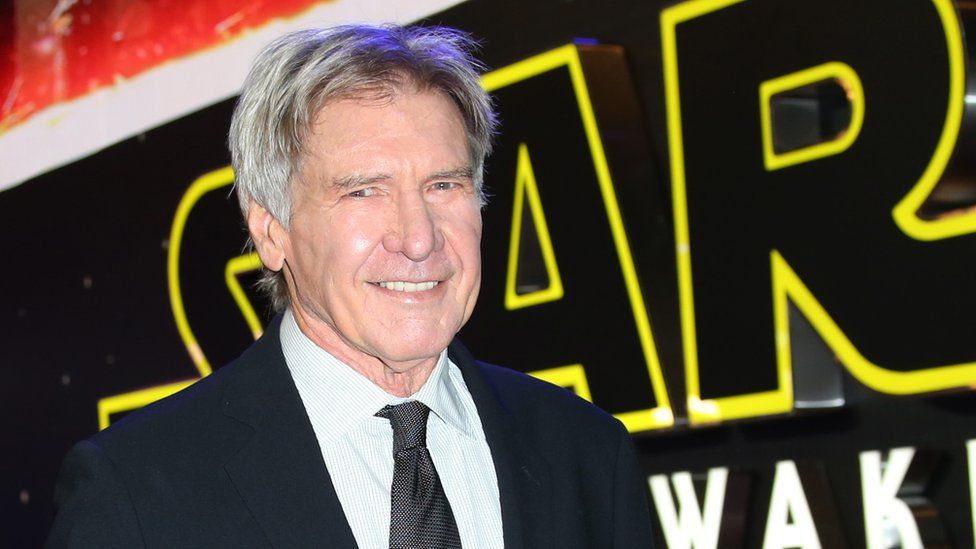 Harrison Ford at the UK premiere of Star Wars The Force Awakens