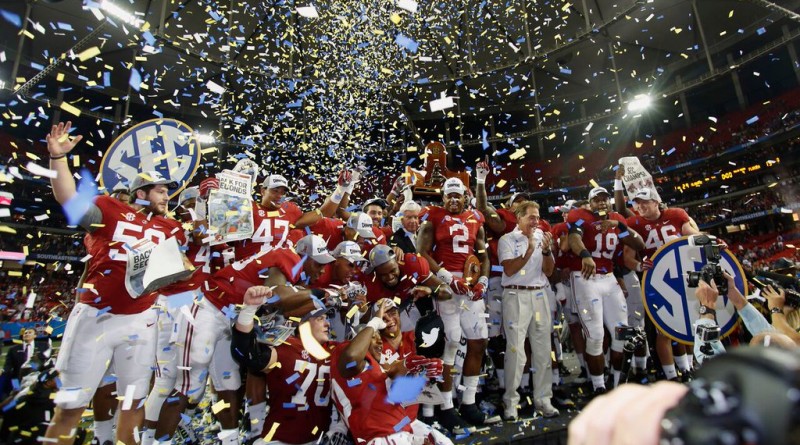 Alabama college football SEC title