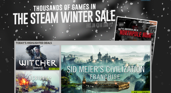 Steam Winter Sale rumor: Sale starts Dec. 22?