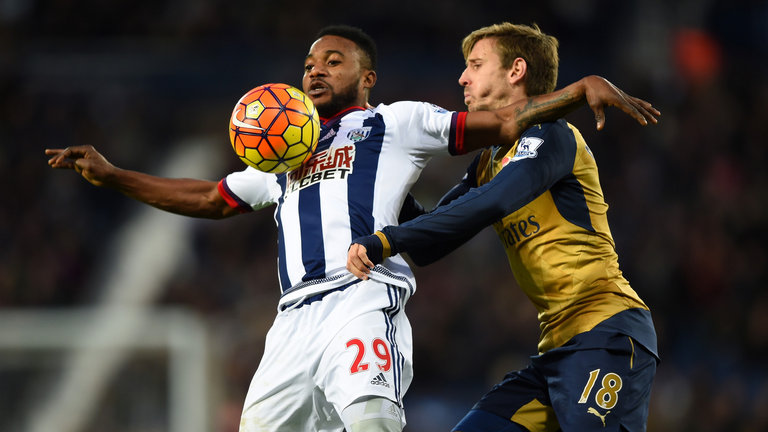 Stephane Sessegnon will miss West Brom's trip to Anfield