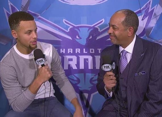 Steph Curry Interviews Dad on Dell Curry Night