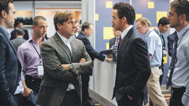 Steve Carrell and Ryan Gosling in Wall Street comedy The Big Short