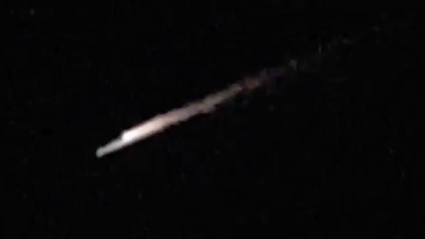 Streak of light seen over Las Vegas on Tuesday Dec. 22 2015