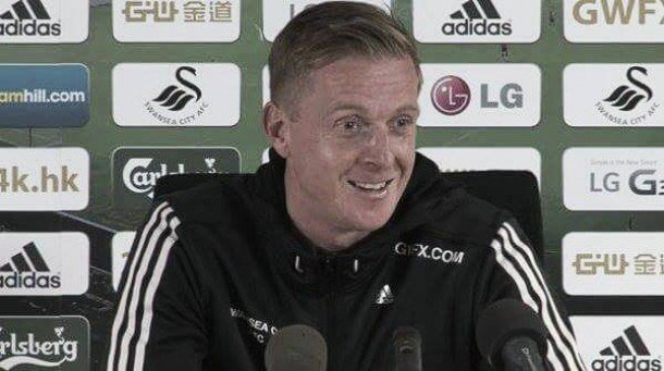 Swansea behind under pressure manager Garry Monk