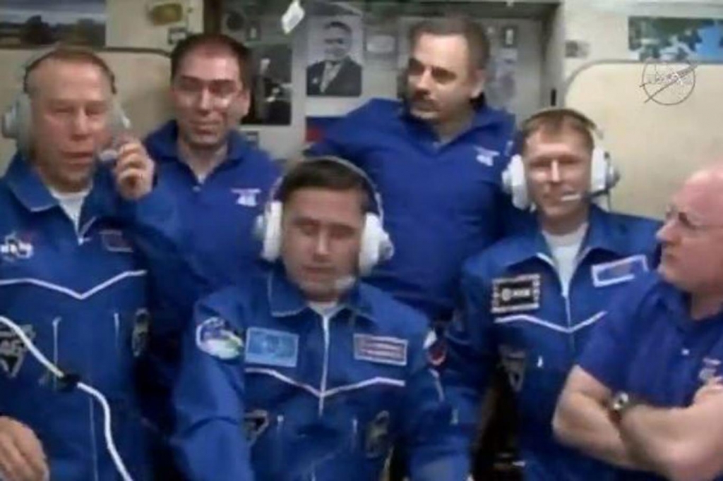 Major Tim Peake on board the ISS