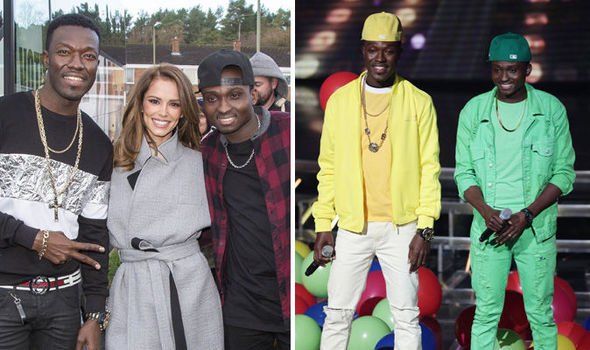 Reggie'n Bollie with their X Factor mentor