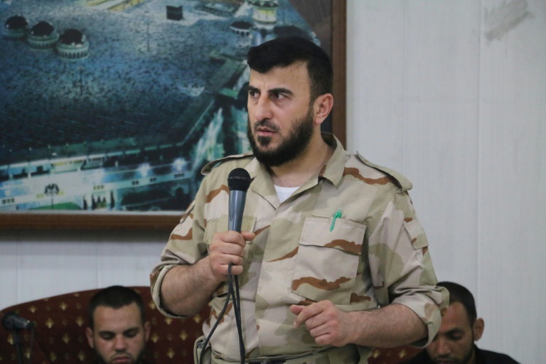 AFP  File  Amer Almohibany Zahran Alloush was the commander of the Jaish al Islam movement the predominant opposition faction in the Eastern Ghouta rebel bastion east of Damascus