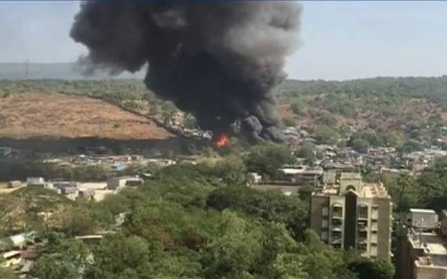 Fire in Mumbai