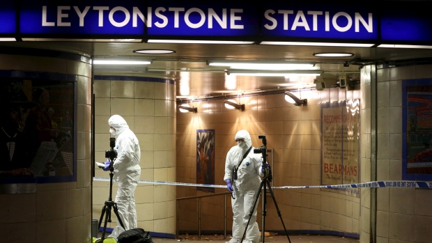 Police were called to reports of a number of people stabbed at the station in east London and a man threatening other people with a knife