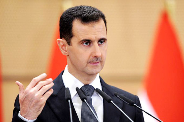 Assad claims terrorists among Syrian refugees