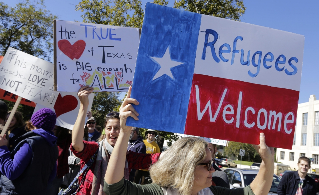 Austin Texas after Texas Gov. Greg Abbott's announced he'd refuse to allow Syrian refugees in the state. Texas and the U.S. government are now clashing in the court