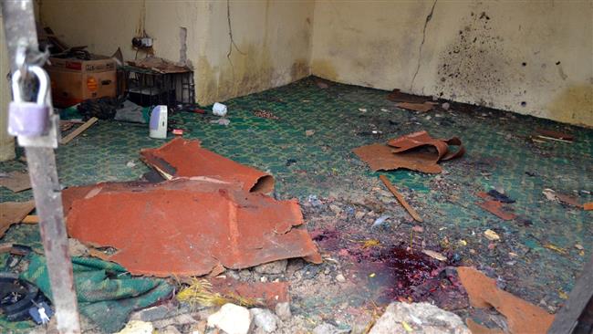 21 2015 shows the site of a deadly attack against a mosque in Borno State’s capital Maiduguri in Nigeria