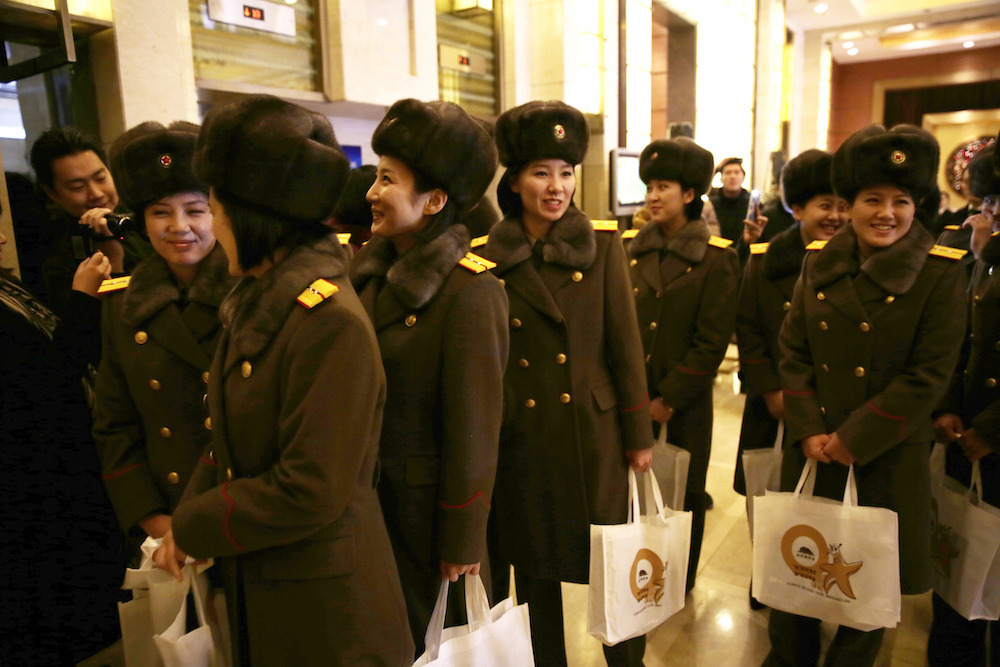 North Korean Female Music Group Moranbong Band Visits Beijing