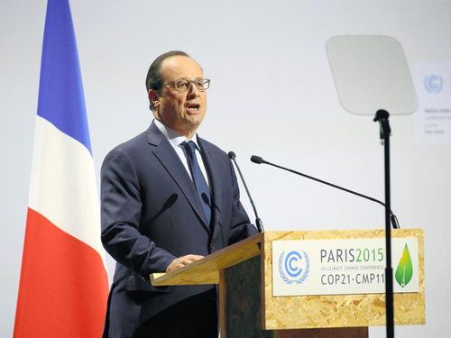 French President Francois Hollande