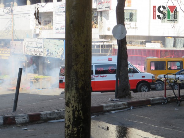 The ambulance was denied access to the injured Palestinian girl